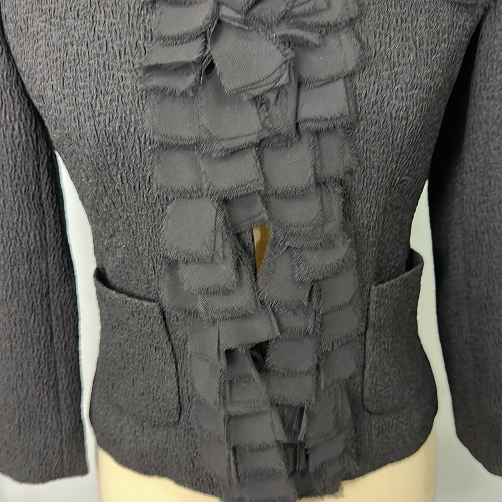 Ann Taylor Ruffle Blazer - Picture 4 of 9